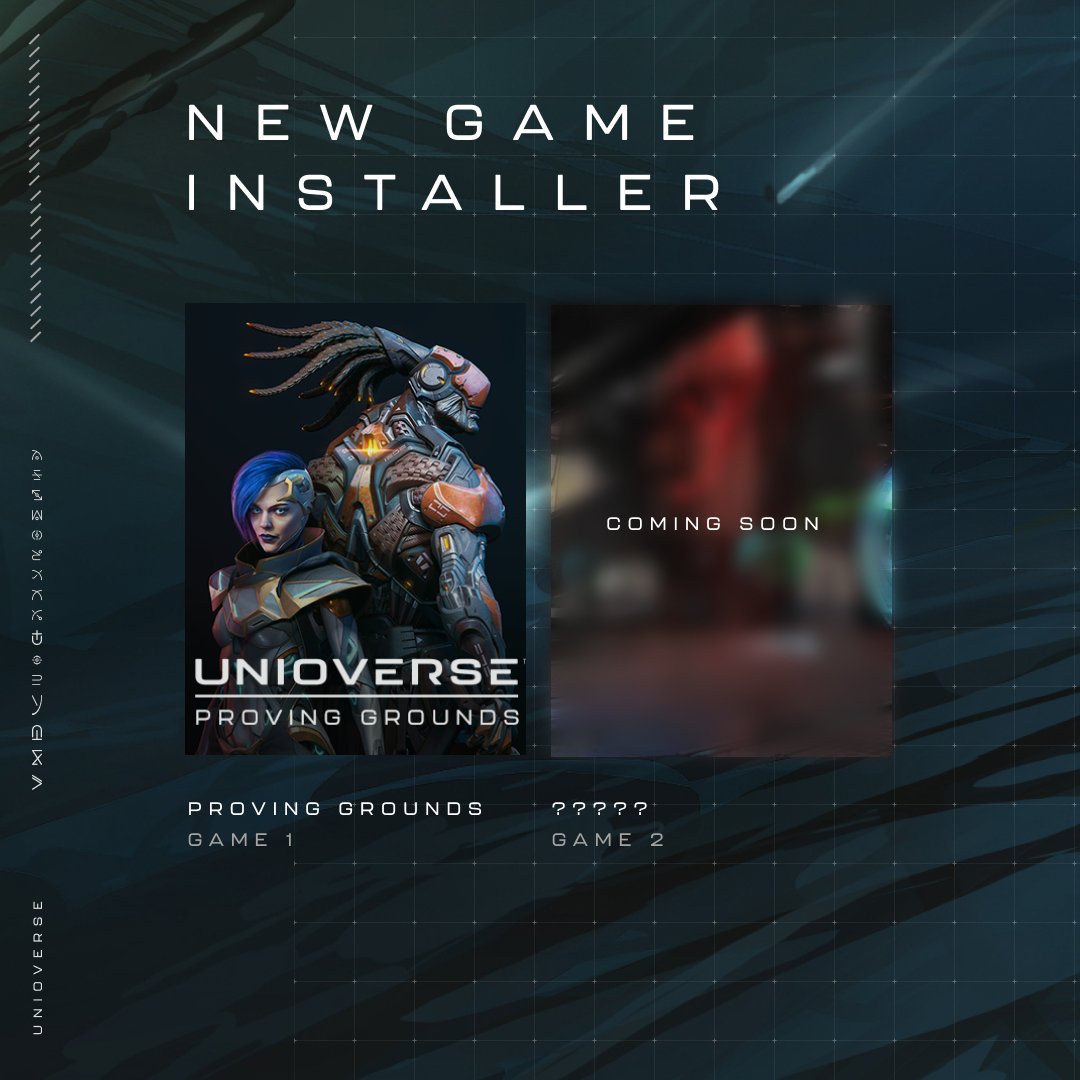 Attention Unioverse Gamers 🎮

We are excited to introduce our new launcher to support a growing library of Unioverse games!

To play the Proving Grounds and future releases, grab the new installer here 👇

unioverse.com/proving-ground…