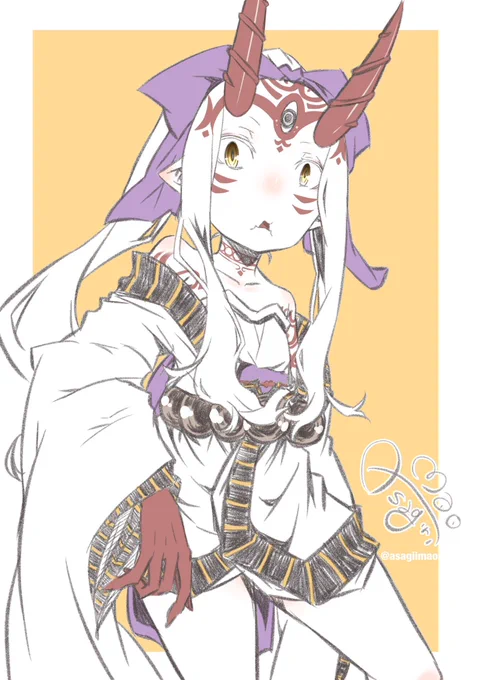 おはようございまっすψ(`∇')ψもくようびぃ☆ミ昨日は気づいたら寝落ちしてました(`・∀・')今日も程よく頑張りませう本日の過去絵はポニテ茨木ちゃんなり٩( ᐛ )وかーいいなりー☆ミ 