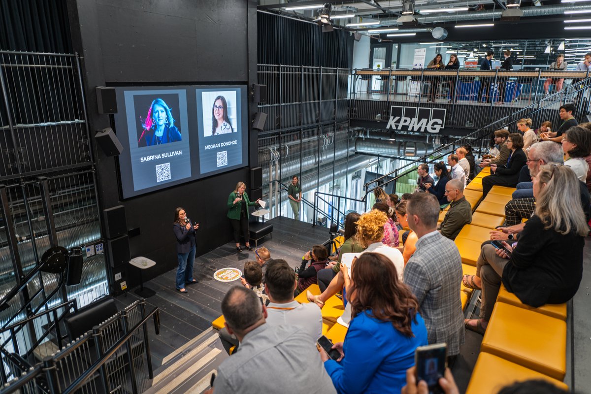 meshcon's tweet image. &quot;The state of the workplace and workers and work today can be characterized by an acronym: FUCK,&quot; says Meghan Donohoe at #meshcon.

This stands for: 

Failing mental health 
Uncertainty 
Conflict  
Kaleidoscope of expectations of work, which are completely shifting