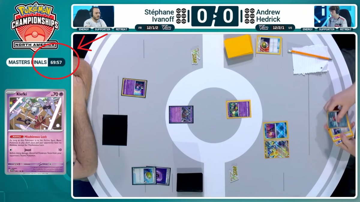 At NAIC finals, the first two turns combined took over 5 minutes, even though nothing happened except for a Nest Ball each. Very boring to watch as a viewer. Unsurprisingly, the match ended up going to time. Current prize checking rules are stupid.