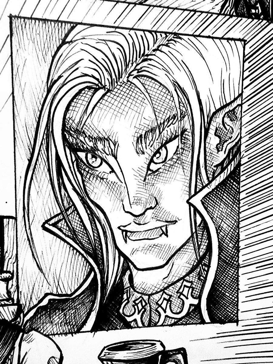 Vamps are real.

#drawing #electrostein #graphicnovel #indiecomics #makecomics #illustrator #vampire #fantasyart