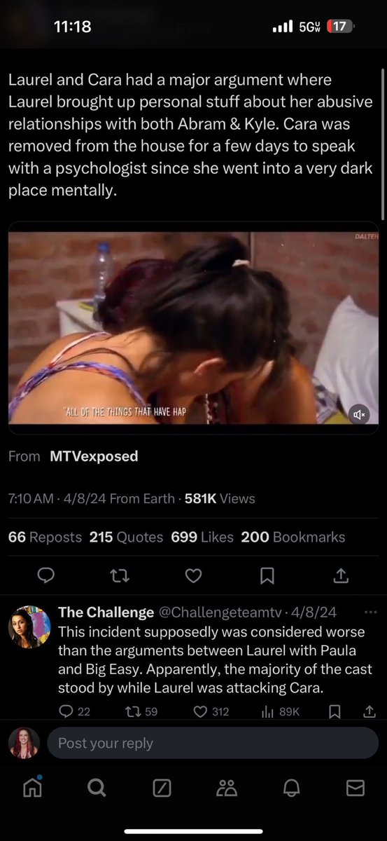 going to bat for a 40 year old woman who still acts like this is insane, laurel is literally an abuser #TheChallengeAllStars4