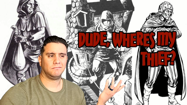 New video is up! The Lost D&amp;D Part 3 - Dude, Where is my Thief? Do you need a thief? 0e says you don't because there is no thief in the 3LBBs.