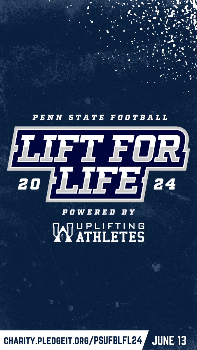 e_grunkemeyer's tweet photo. 1 in 10 Americans are affected by a #RareDisease and @PennStateFball and @UpliftingAth are teaming up to bring hope and inspiration to the #RareDisease community. Pledge your support as we host our Lift for Life on June 13 @UpliftingAth 

https://t.co/FWugn3MD2p https://t.co/QP0DWy6GPe