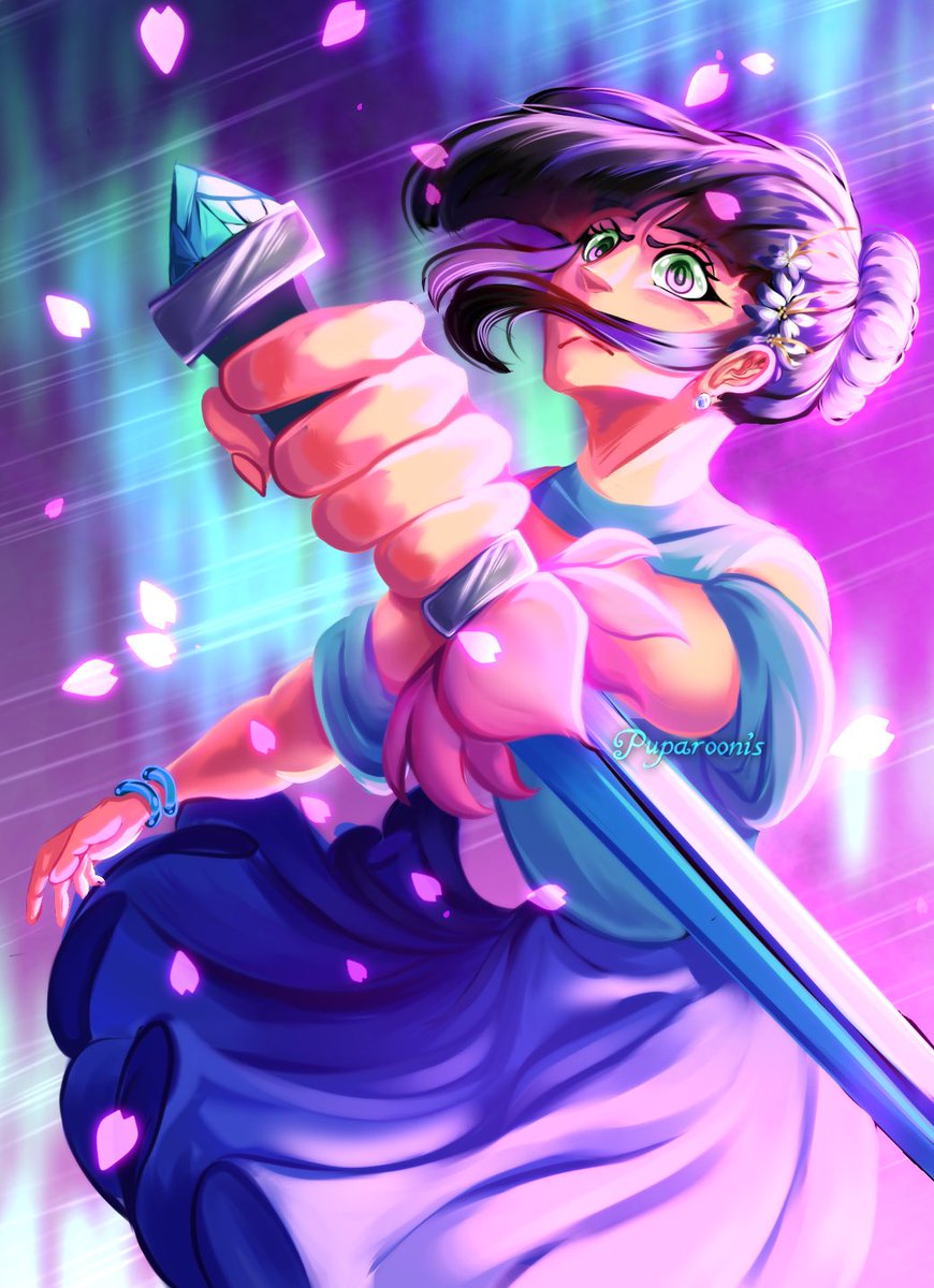 Puparoonis's tweet photo. Hate how I did the anatomy on this one, but love the lighting and colors https://t.co/7nTefDB84h