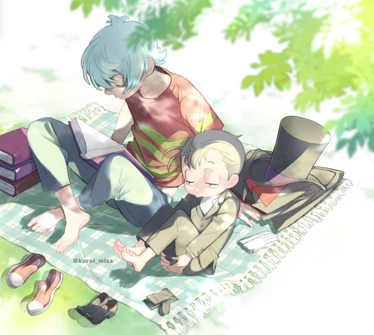 「初夏」|クロイミサのイラスト