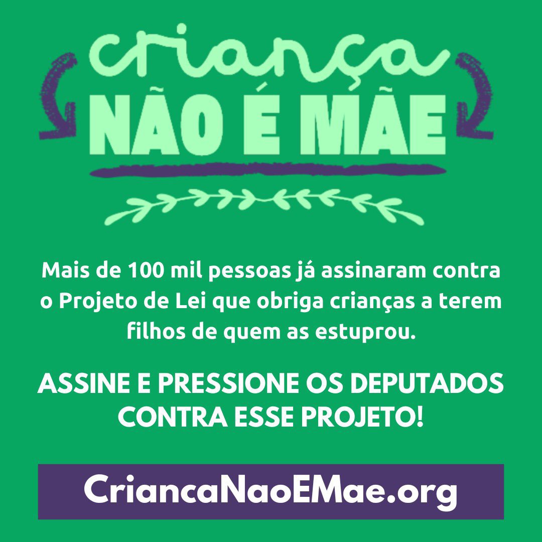 engajarbd's tweet photo. 🚨 A Câmara dos Deputados abriu uma enquete sobre a PL do aborto, obrigando mulheres a continuarem com a gravidezes de estupros, risco de vida a gestante e anencefalia. Absurdo! 

Votem em "DISCORDO TOTALMENTE": https://t.co/b2uYXnEZFw

FANDOMS CONTRA A PL 1904
#CriançaNãoÉMãe https://t.co/DVxtj1lUJU