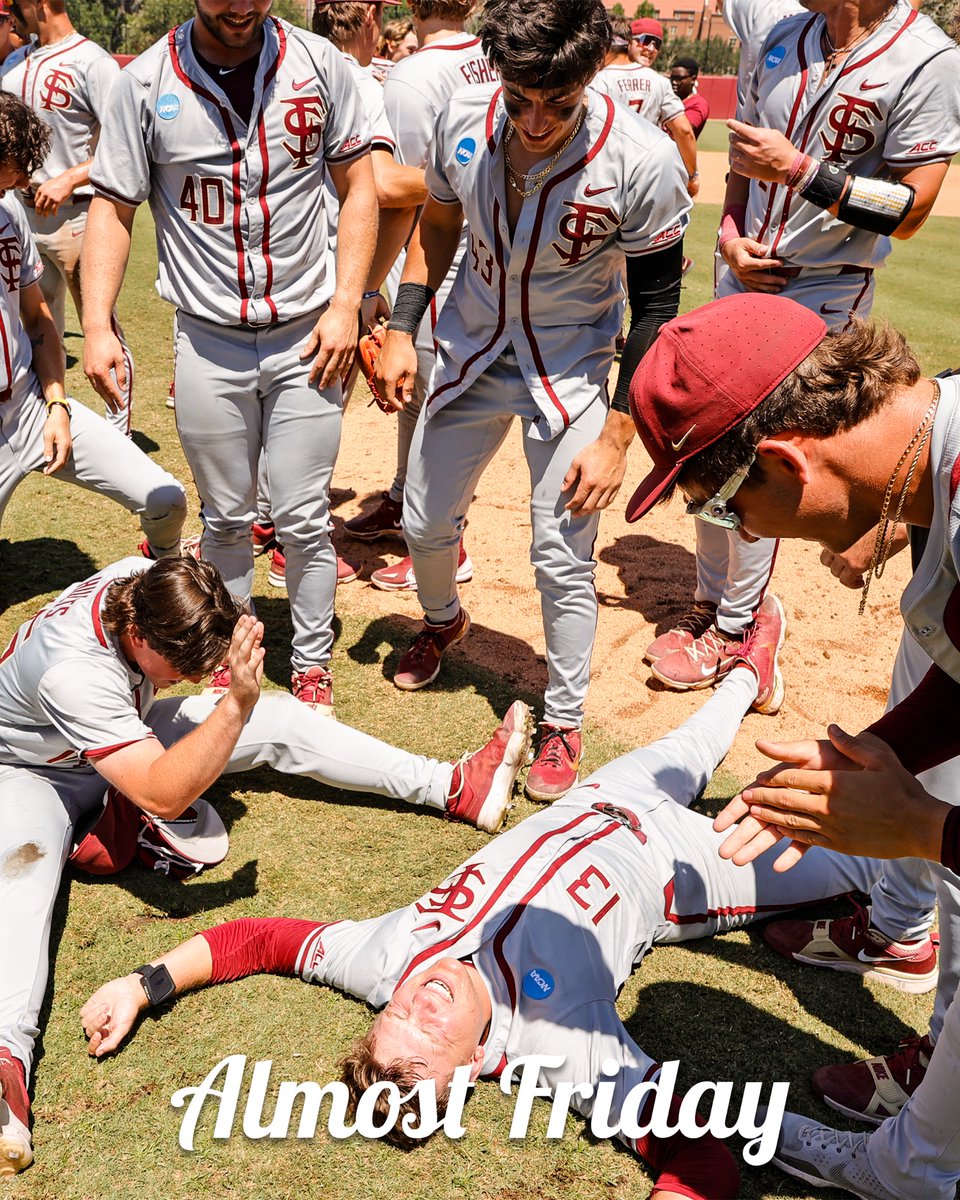 FSUBaseball's tweet photo. Gameday Eve Mood

#Noles https://t.co/UVM5X6cjHq