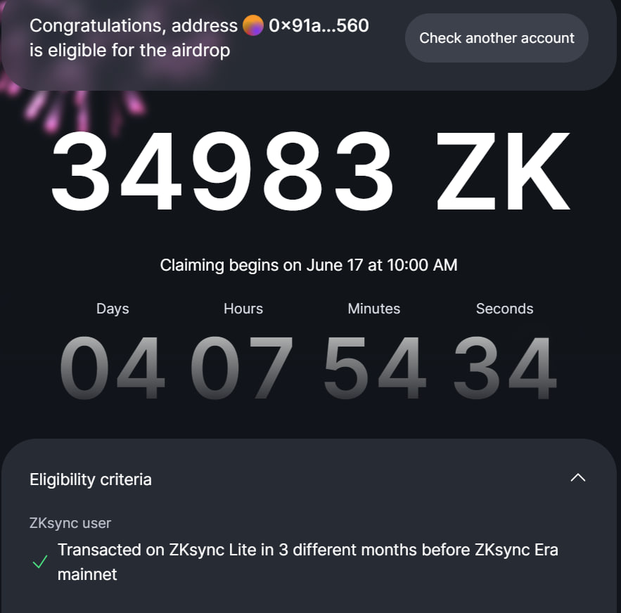 MarcusForge's tweet photo. @TheZKNation is this a real user?
0x91a0f4c253dbec52c64446b0d05cb94428491560
with just transfer ETH between 2 accounts and hold ETH on zksync lite?? without any txs on ERA chain
#zksyncscam #zkscam https://t.co/Go7oMjtdIi