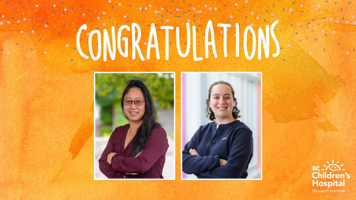 BC Children's Hospital Research Institute (@bcchresearch) on Twitter photo Congratulations to <a href="/BCCHResearch/">BC Children's Hospital Research Institute</a> trainees, Mai-Lei (Maggie) Woo Kinshella and Dr. Anne-Sophie Archambault, on receiving the 2023-2024 Banting Postdoctoral Fellowships from <a href="/CIHR_IRSC/">CIHR</a> for their respective research projects. See the full list of recipients: bcchr.info/3KLbpjT Congratulations to <a href="/BCCHResearch/">BC Children's Hospital Research Institute</a> trainees, Mai-Lei (Maggie) Woo Kinshella and Dr. Anne-Sophie Archambault, on receiving the 2023-2024 Banting Postdoctoral Fellowships from <a href="/CIHR_IRSC/">CIHR</a> for their respective research projects. See the full list of recipients: bcchr.info/3KLbpjT