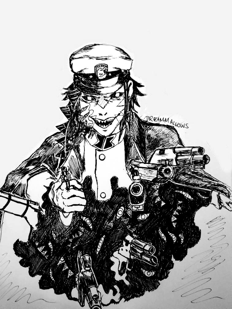 dreammallows's tweet photo. I drew Hairo from demon slayer. This one is hand drawn as opposed to drawn in procreate. My drawings by hand turn out better. I used the official art as a reference. Last 2 are references.
#Hairo #佩はい狼ろう https://t.co/B3rimO8xZZ