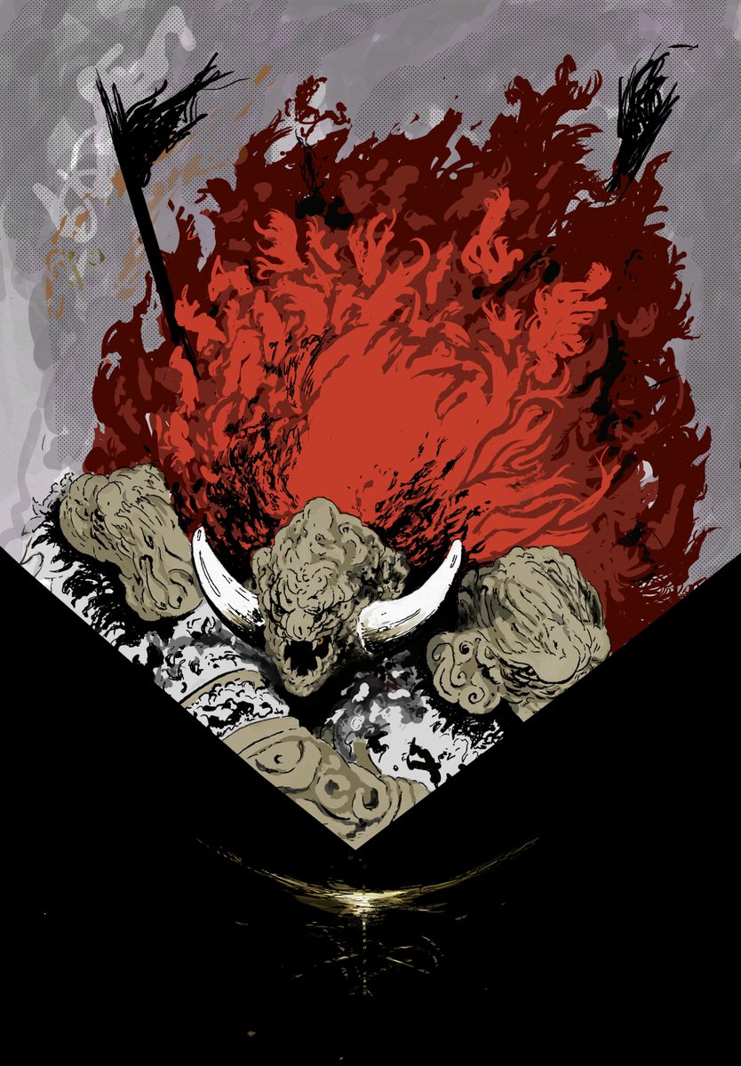drewduncanart's tweet photo. Made this when ER dropped https://t.co/goVN2EiOEs