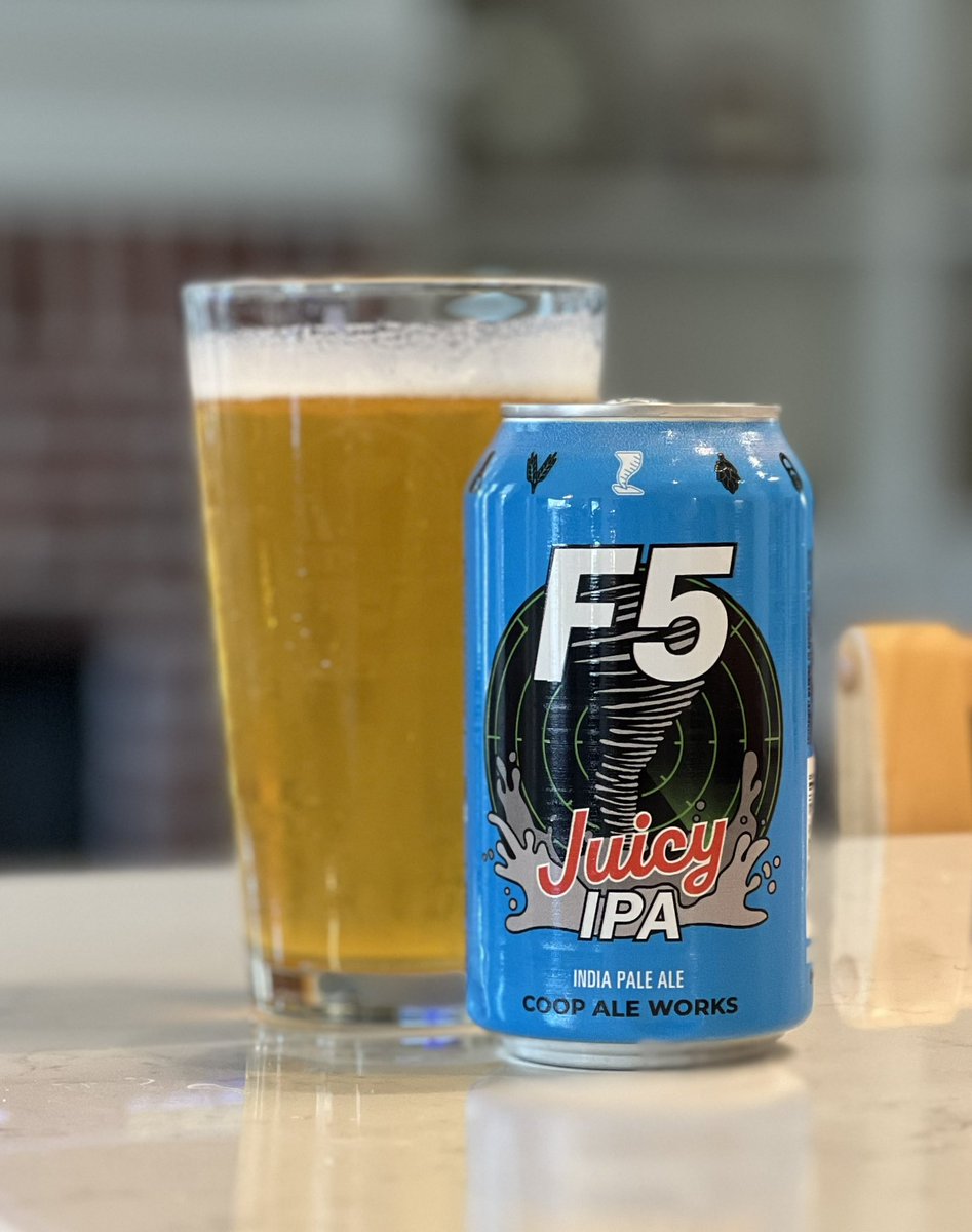 Juicy day calls for a juicy IPA F5. <a href="/COOPAleWorks/">COOPAleWorks</a>