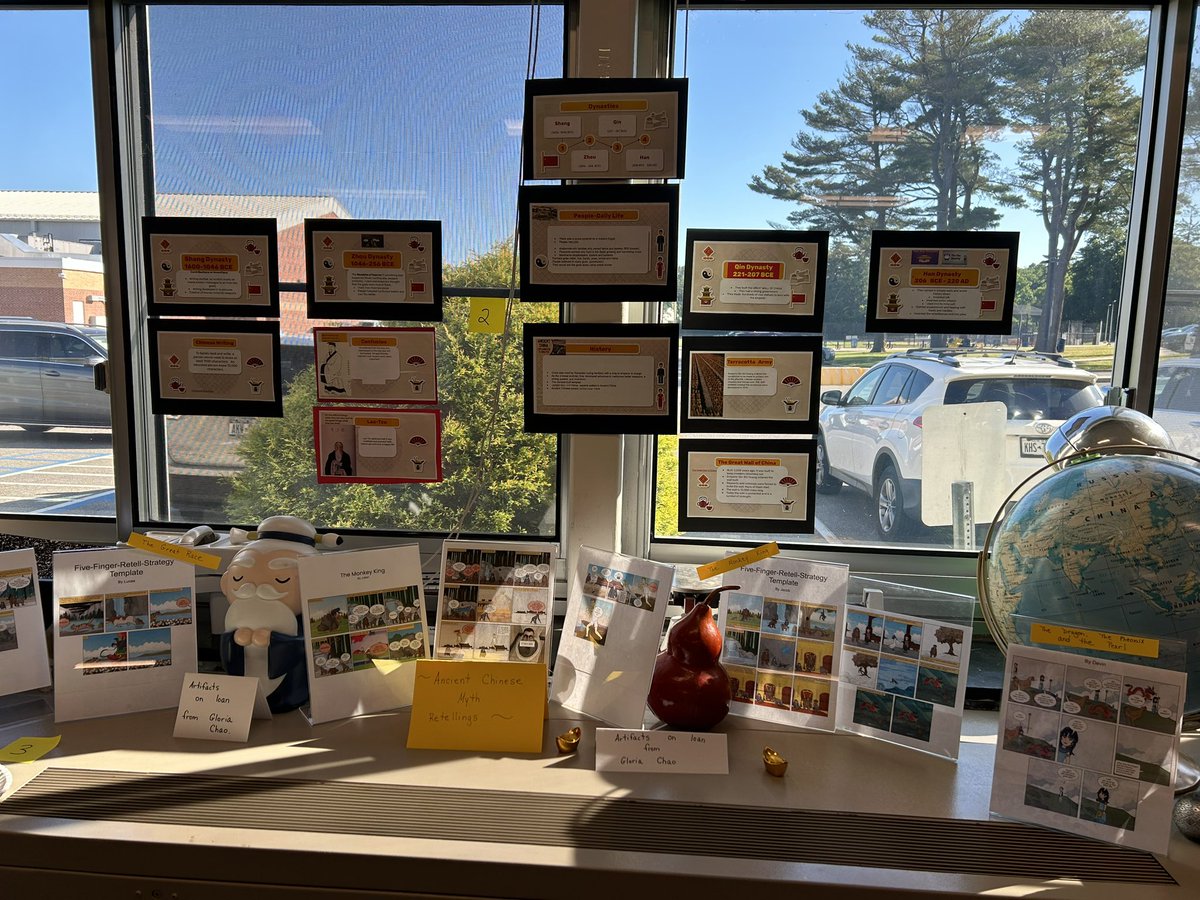 Thank you <a href="/MsGloriaChao/">Chao Laoshi</a> for lending the beautiful Chinese artifacts to our museum! <a href="/JerichoMS/">Jericho MS</a> <a href="/saraballute/">Sara Ballute-Scianablo</a> <a href="/esundb/">eric sundberg</a> <a href="/ELALead/">Transform</a>