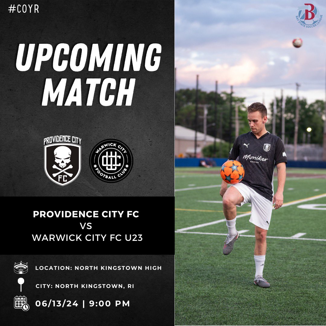 provcityfc's tweet image. 🔜 PCFC vs Warwick City U23 
🗓 Thursday ⌚ 9:00 PM

#PCFC