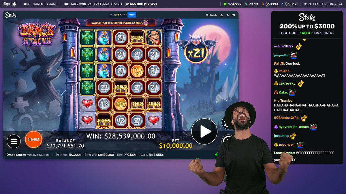 ROSHTEINS's tweet image. MY BIGGEST WIN EVER. LIVE STREAM.

THIS WILL BE CELEBRATED WITH TIPS THROUGHOUT THE ENTIRE JUICY JUNE!

STAKE USERNAME!

kickbot.app/clip/5awc8592n…