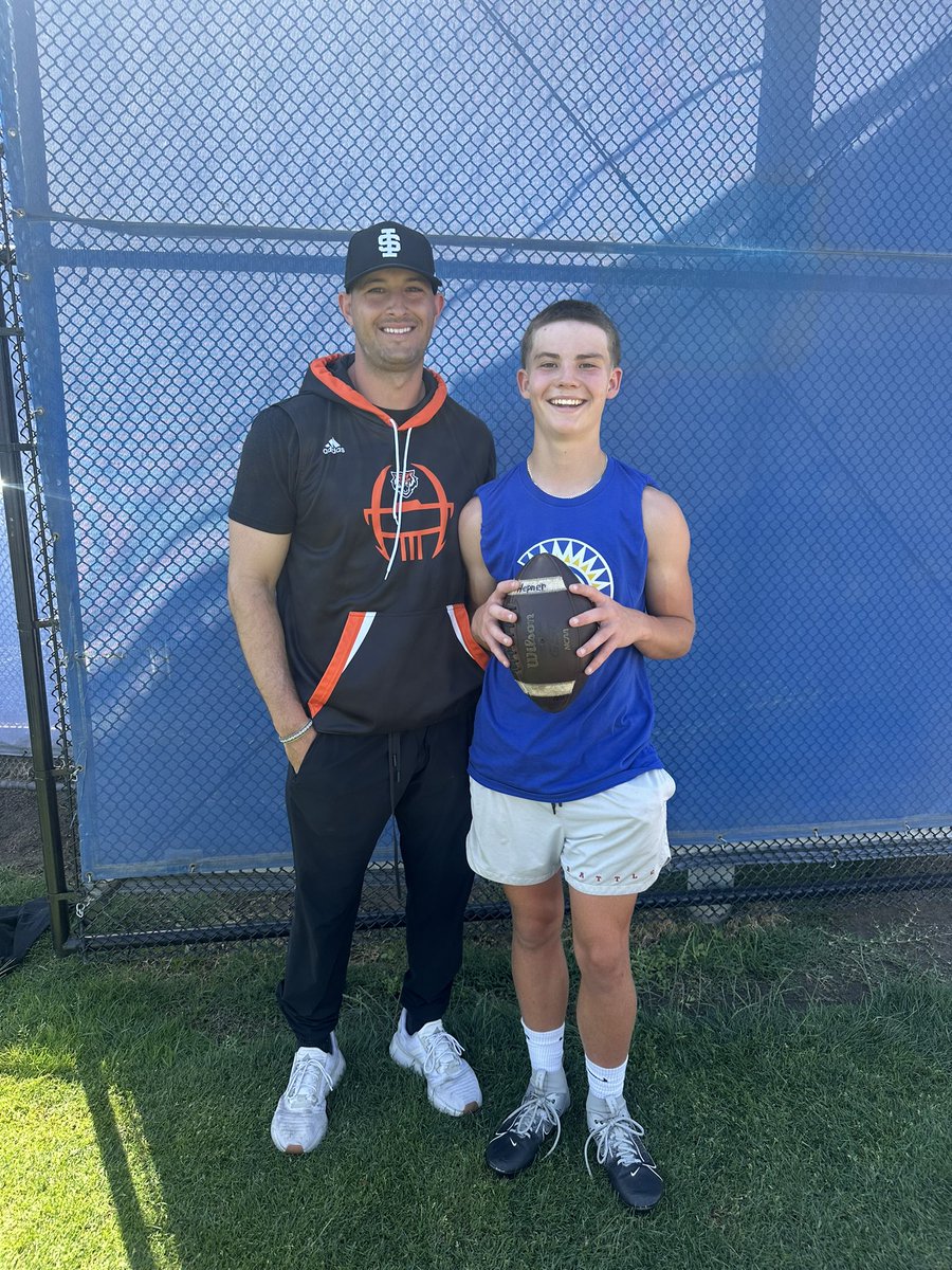 HepnerJack's tweet photo. Had a great second day at @SanJoseStateFB I learned a lot and I’d also like to thank @CoachKolney and @CoachDCaldwell I made great connections and had a great experience https://t.co/zcQ4HCVORA