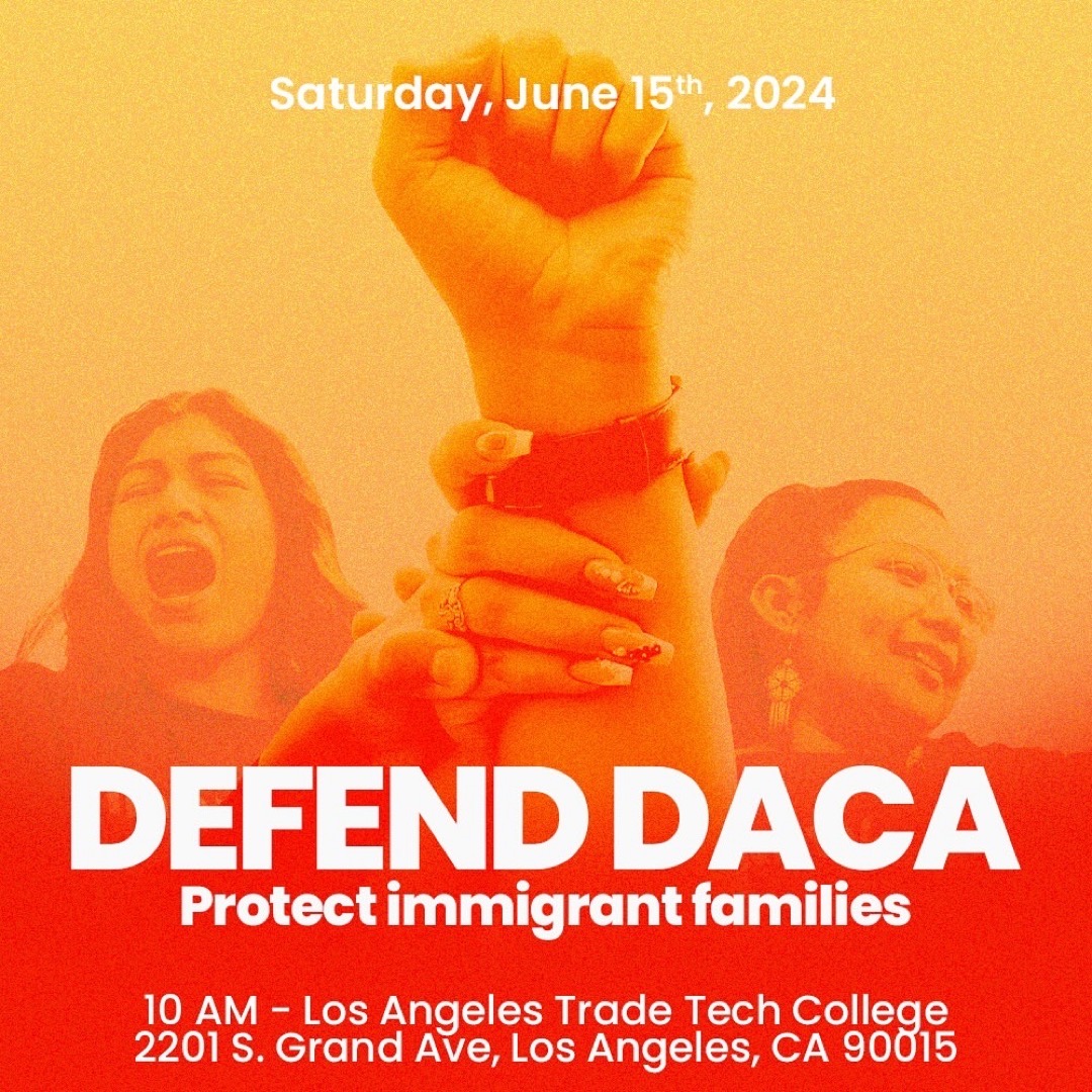 As we approach the 12th year of #DACA, we continue to fight for CITIZENSHIP FOR ALL! 🥁Join us THIS SATURDAY, 6/15, in LA to fight for citizenship! ✊🏽This is about justice for our parents, undocu youth, &amp; ALL immigrants who live without permanent solutions!🦋 #CitizenshipNow 

⤵️