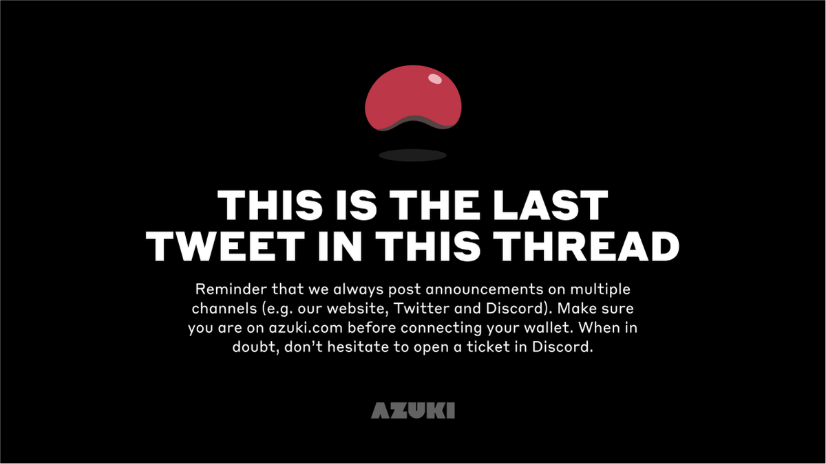 Azuki's tweet image. 