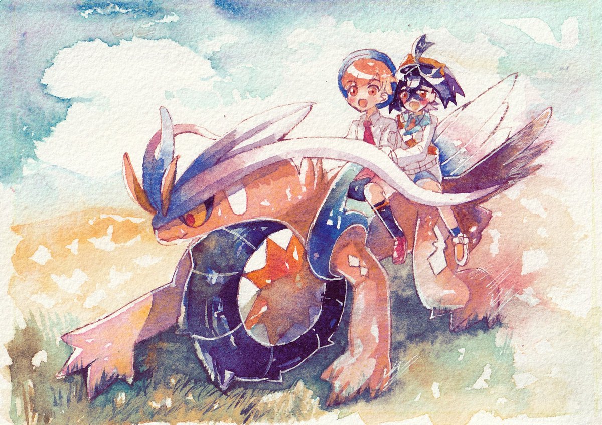 ハルト(ポケモン) ,スグリ(ポケモン) 「高速Lダッシュ」|黒霧のイラスト