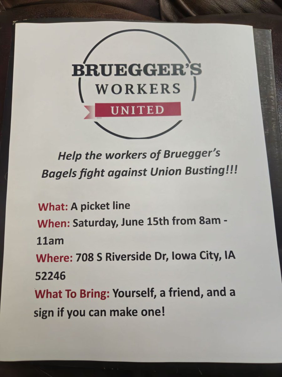 Iowa City Starbucks Workers United tweet media