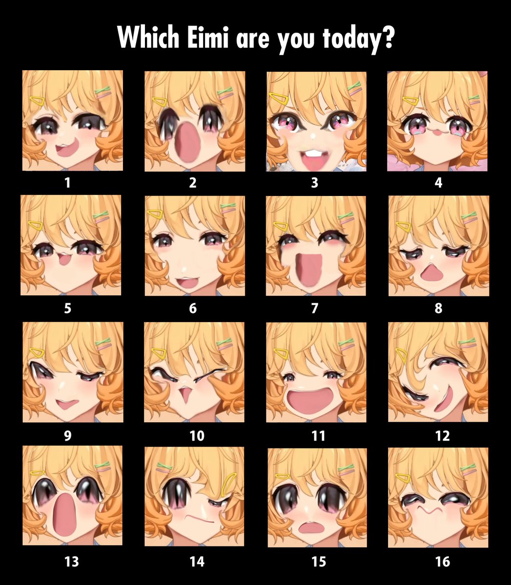 Akabagonga's tweet photo. Which Eimi are you today?
#isameme #phaseconnect https://t.co/NXNkAKYmsA