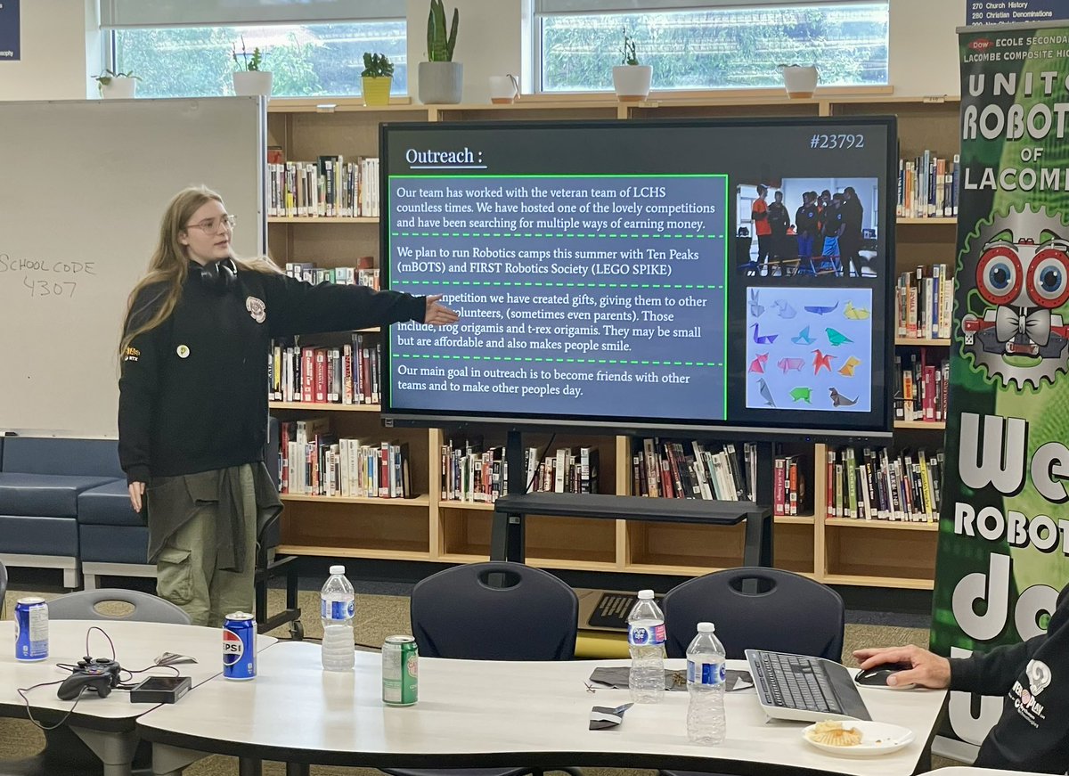 Our Prentiss community advisory panel was blown away by the phenomenal presentations from Lacombe Composite High School’s #robotics students. We’re proud to support #stemlearning programs that inspire innovation and leadership in our communities. Excellent job! #ResponsibleCare