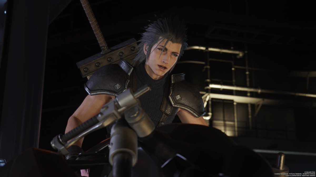 ザックス…なんで神羅ビルついたら乗ってるバイクの種類変わったんだい