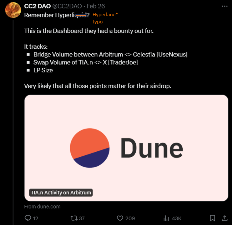 CC2 DAO tweet media