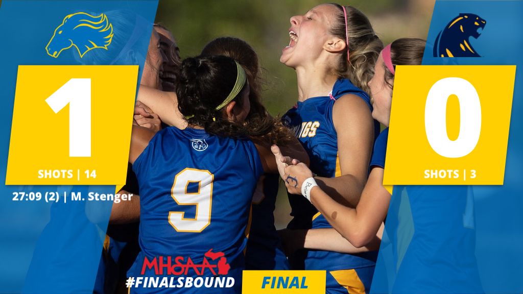 marianathletics's tweet photo. For the 13th time in school history, Marian Soccer will play for a @mhsaa state championship, returning for the first time since 2021! #MarianStrong https://t.co/IBuxb7sLWC