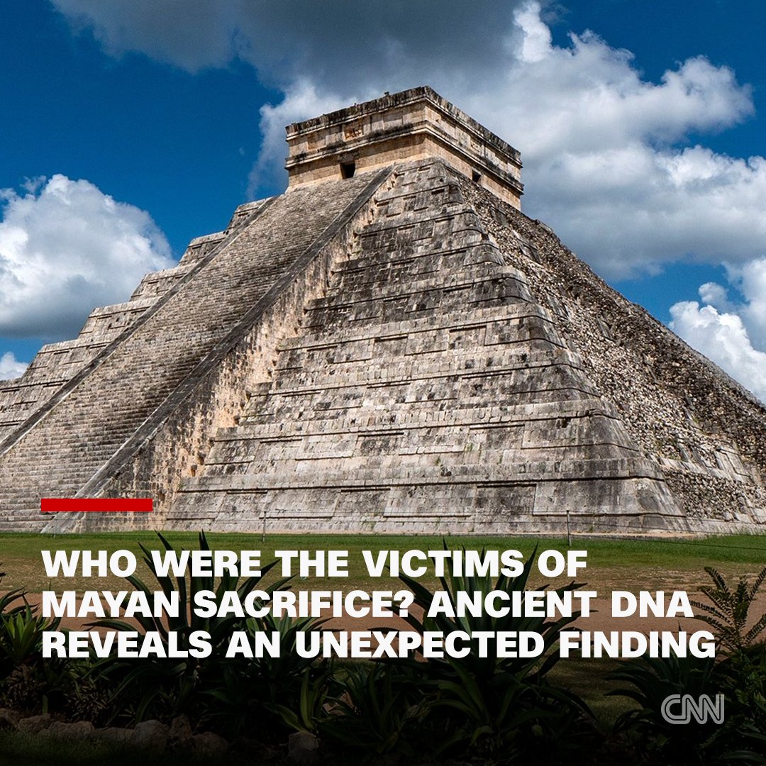 cnni's tweet photo. A long-held misconception is that those killed in these rituals were often young and female. But a new analysis of ancient DNA from the ancient Maya city of Chichén Itzá in Mexico challenges long-held misconceptions about the victims of ritual sacrifice. https://t.co/Z1kIICgOHl https://t.co/mGyhn1jgDo