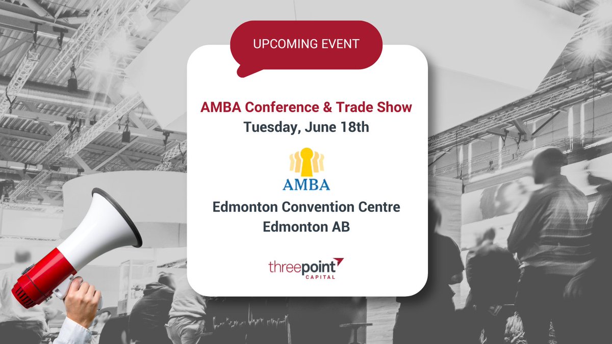 TeamThreePoint's tweet image. Loren is looking forward to seeing our Alberta #MortgageBroker partners at the
@AB_MtgBkrAssoc Conference &amp;amp; Trade Show on June 17 &amp;amp; 18. Drop by trade show booth 20 on Tuesday and say hello!  #ThreePointCapital #InvestLendGrow #AlternativeLending #MICLending #MortgageConference