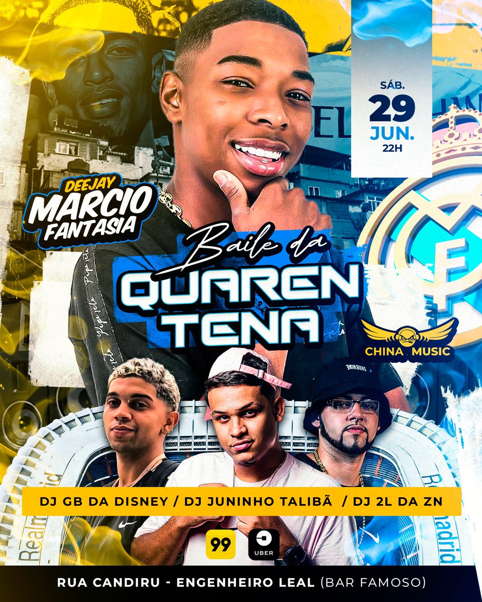 menorbom_00's tweet photo. Estamos de volta! 🚀

🔥 O Baile mais ritmado da área ! 🇨🇳 Equipe de china music
DJ MARCIO FANTASIA
DJ JUNINHO TALIBÃ
DJ 2L DA ZN
DJ GB DA DISNEY

ENTRADA 0800
CHEGUEM CEDO

✅ 29 /Jun.
📍 RUA CANDIRU https://t.co/G4AKk5dcjt