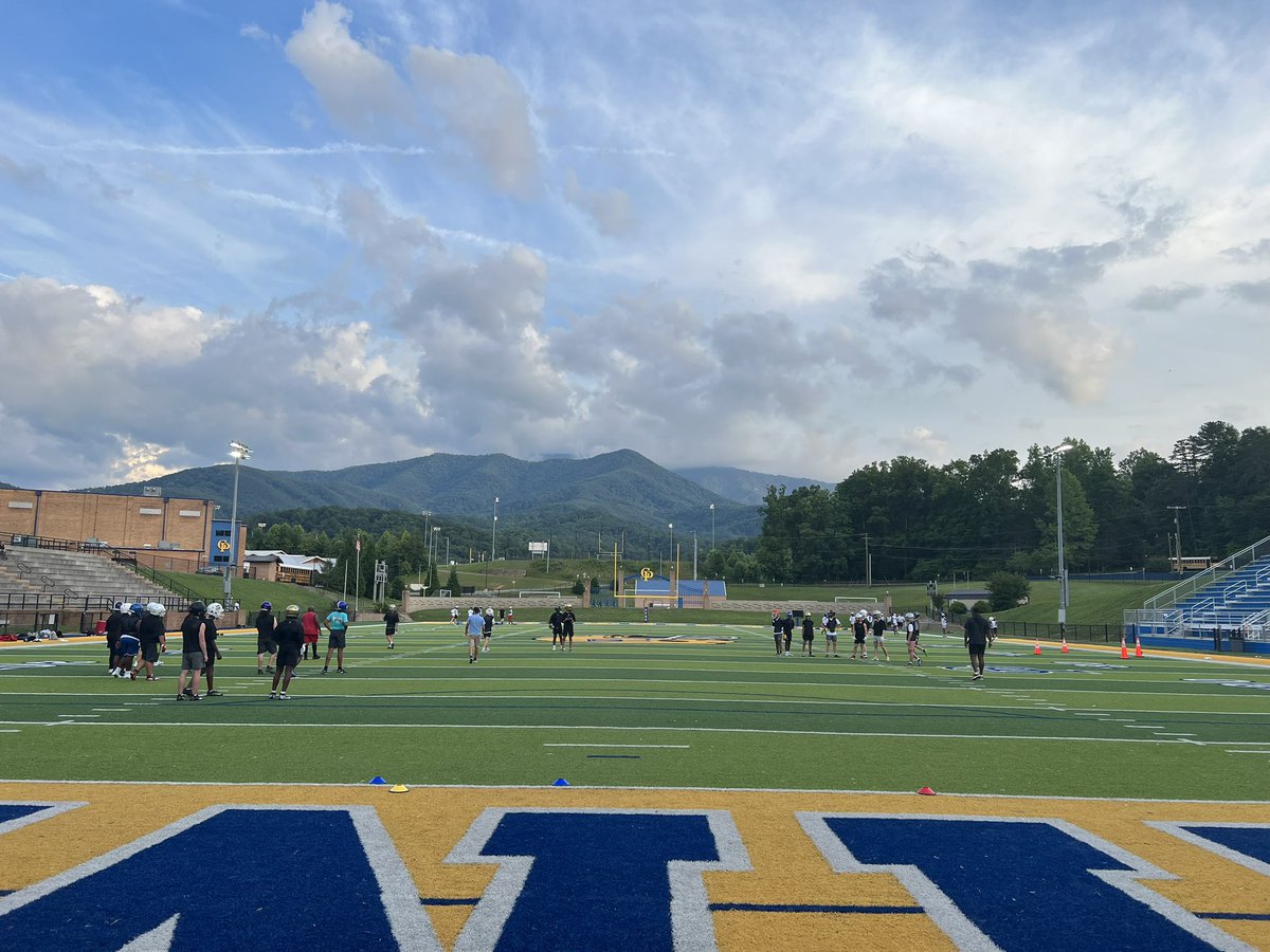 Future Stars practice #1 underway. Beautiful back drop!!! #TNFS