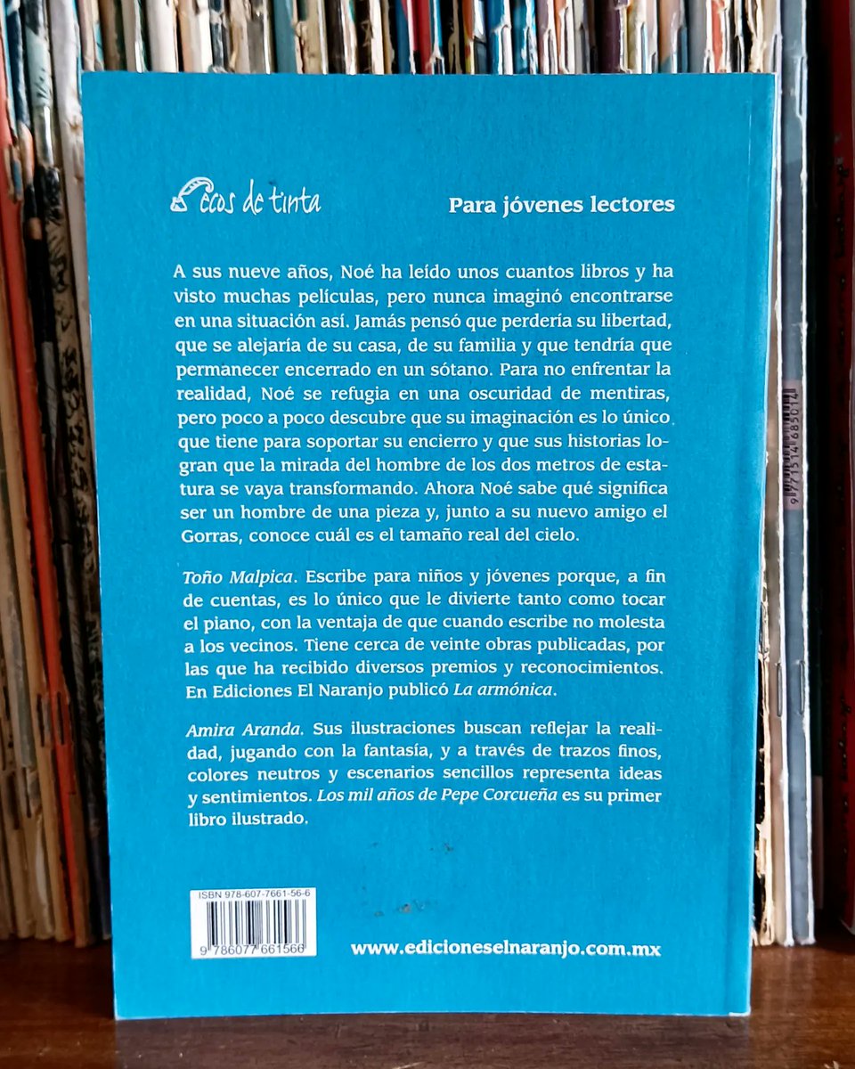 Beto_Itinerante's tweet photo. Libro 📖📕📖
Los mil años de Pepe Corcueña
Toño Malpica
Ilustraciones
Amira Aranda
Ediciones El Naranjo
102 pág - 8$
#losmilañosdepepecorcueña #toñomalpica #amiraaranda #edicioneselnaranjo #libros #lectura #cuentos #ilustracion #FeriaItinerante https://t.co/zBucbZnopP