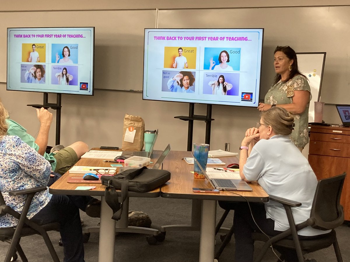 DrRhondaWade's tweet photo. New teachers need mentors now more than ever! 🌟 FISD is ensuring our educators have the support they need to thrive by providing Mentors with focused training. @FloresvilleISD @FISD_Learners https://t.co/I5hYagoOpF