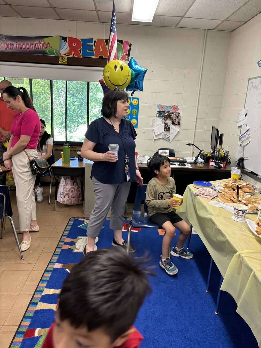 MissOBrienENL's tweet photo. Second year of our ENL end of the year breakfast celebration at Fulmar Rd was a hit! The highlights were watching the slideshow of pictures of everyone hard at work, and yummy breakfast of course! So proud of these kiddos☺️☺️@ENLwithRivkin @allyfallman @FulmarsFinest https://t.co/aoejcwDizK