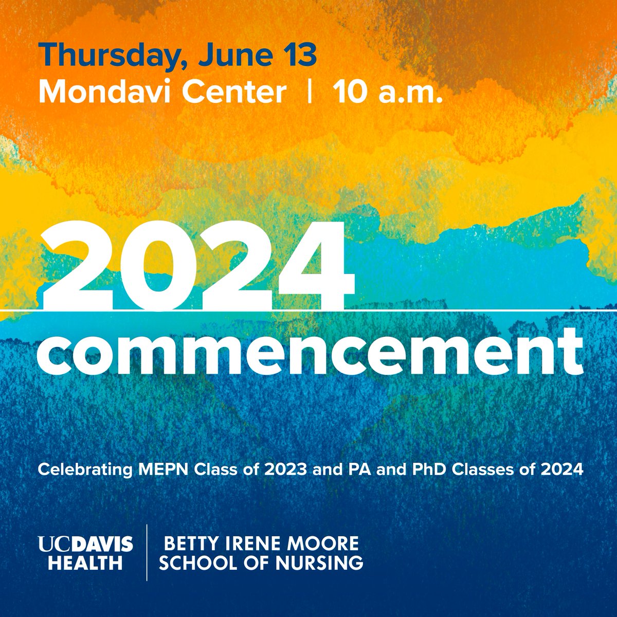 UCDavis_Nursing's tweet photo. Tomorrow's the big day, Class of 2024! Tomorrow at 10 a.m. they will be graduating surrounded by family, friends, and mentors.

We can't wait to see the incredible things these future health care leaders accomplish! 

Join us virtually tomorrow: https://t.co/OaawDrCvcA https://t.co/tXTjk85QHi