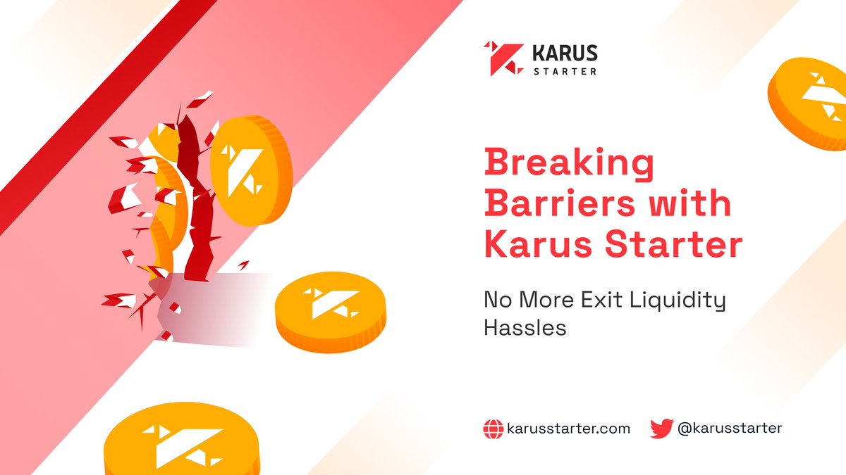 Seen how some big-shot launchpads still got a few downers even now, right? 😏 They're letting exit liquidity throw a spanner in the works for growth. 📉 Don't sweat it, we've got your back! With Karus Starter, we’re smashing those roadblocks! 😎💥#Web3 #KarusStarter #Crypto 🚀💸