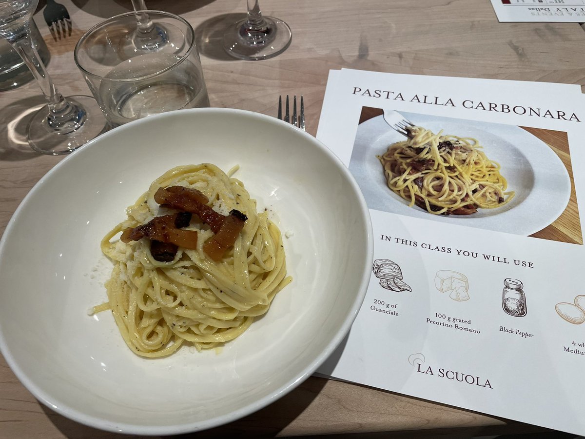 Move over, Giada! 🍝 Grazie, #Eataly for a super fun class! 🇮🇹 <a href="/Eataly/">Eataly</a>