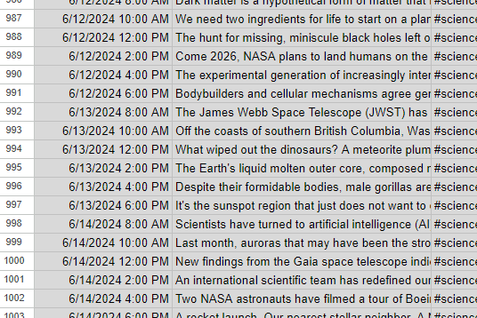 benjaminsalles's tweet photo. ...and just like that, it's that time of the year that I scheduled my 1,000th science article on Science, Actually's FB page (not including all the science facts, collective nouns, podcast, and more)

SCIENCE FOREVER!!!!!

#science #scicomm #scicommchat #ilovescience #adastra https://t.co/6Tg5j9Lbae