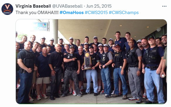 DNeckel19's tweet photo. @SECbaseball OmaHoos has been around for a while. https://t.co/GOTxfMgIcS