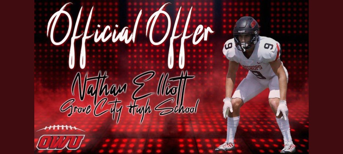 Nathan Elliott (@natelliott1854) on Twitter photo I'm grateful to have received an offer from Ohio Wesleyan University! <a href="/CoachOwenAlbers/">Owen Albers</a> <a href="/CoachTomWatts/">Tom Watts</a> <a href="/grwblazers/">Greg Waits</a> I'm grateful to have received an offer from Ohio Wesleyan University! <a href="/CoachOwenAlbers/">Owen Albers</a> <a href="/CoachTomWatts/">Tom Watts</a> <a href="/grwblazers/">Greg Waits</a>