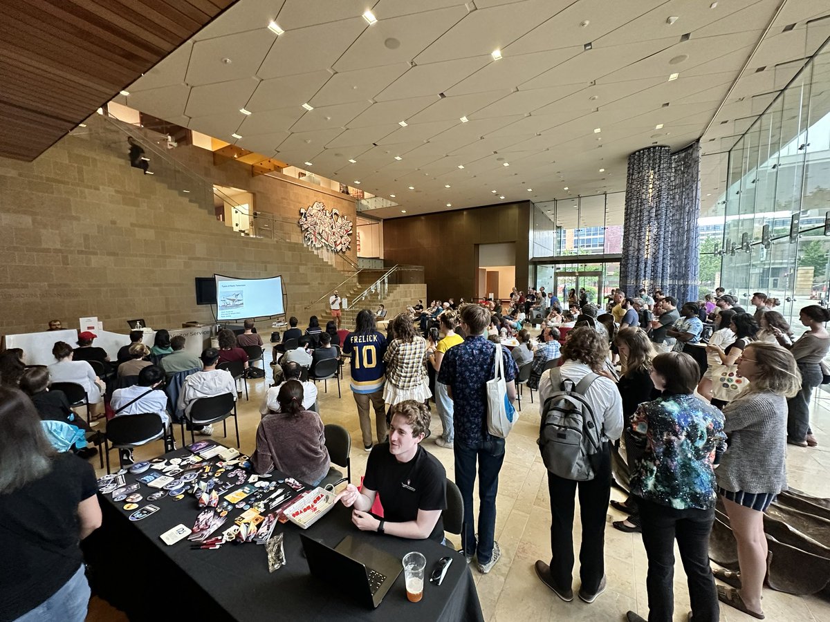 Grant Tremblay (@astrogrant) on Twitter photo Fully packed at-capacity <a href="/astronomyontap/">Astro On Tap HQ</a> at <a href="/ChazenArtUW/">Chazen Museum of Art</a> NOW #AAS244 Chandra, the CMB, beer, art, more! Fully packed at-capacity <a href="/astronomyontap/">Astro On Tap HQ</a> at <a href="/ChazenArtUW/">Chazen Museum of Art</a> NOW #AAS244 Chandra, the CMB, beer, art, more!
