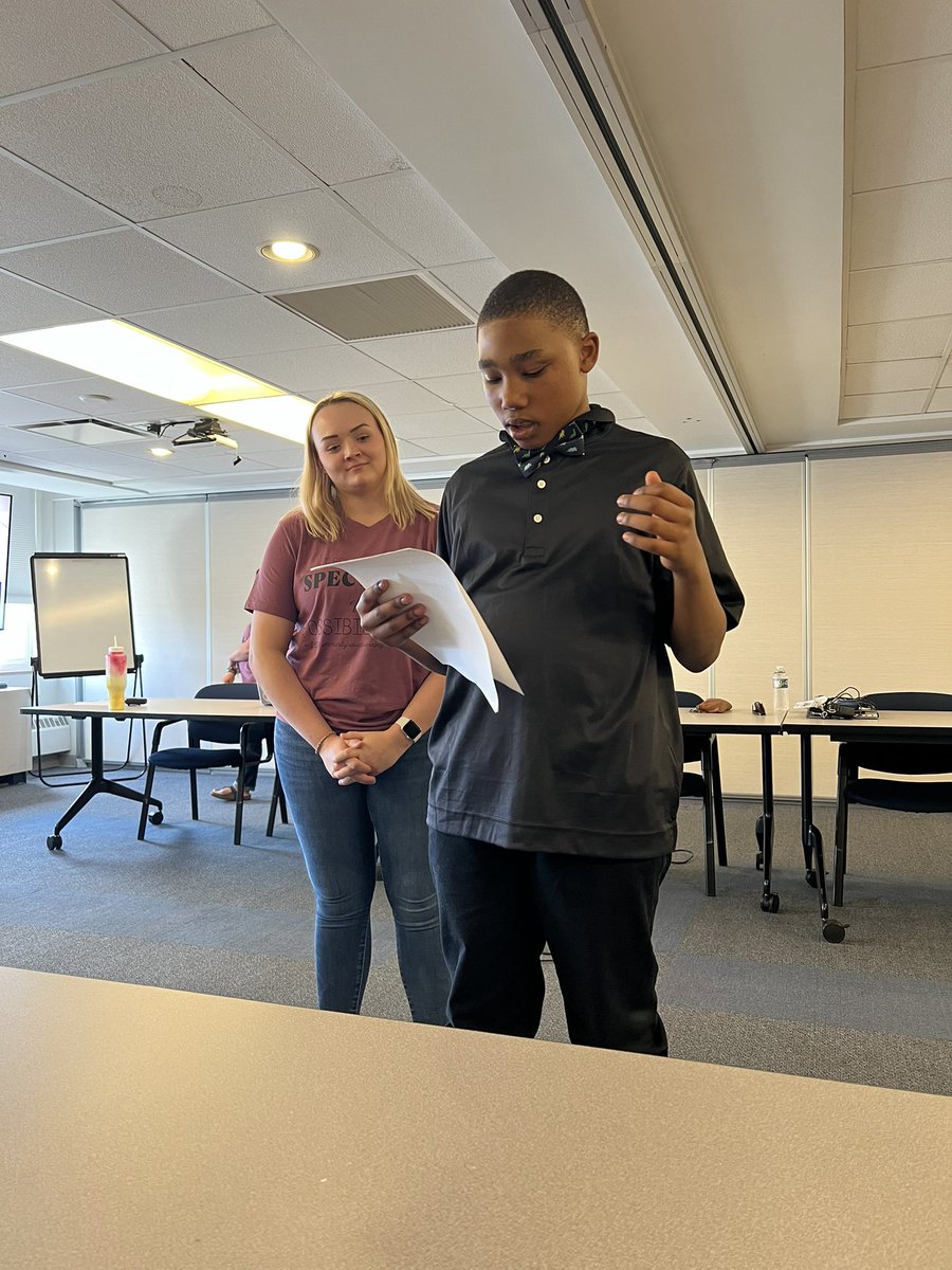 Quite the presentation from this <a href="/GreeceOdyssey/">Odyssey Academy</a> scholar! He showed off his leadership skills by pitching some great ideas to the PPS department. <a href="/CHepburnChange/">Dr. Corey T. Hepburn</a> <a href="/KatieCoffee1/">Katie Coffee</a>