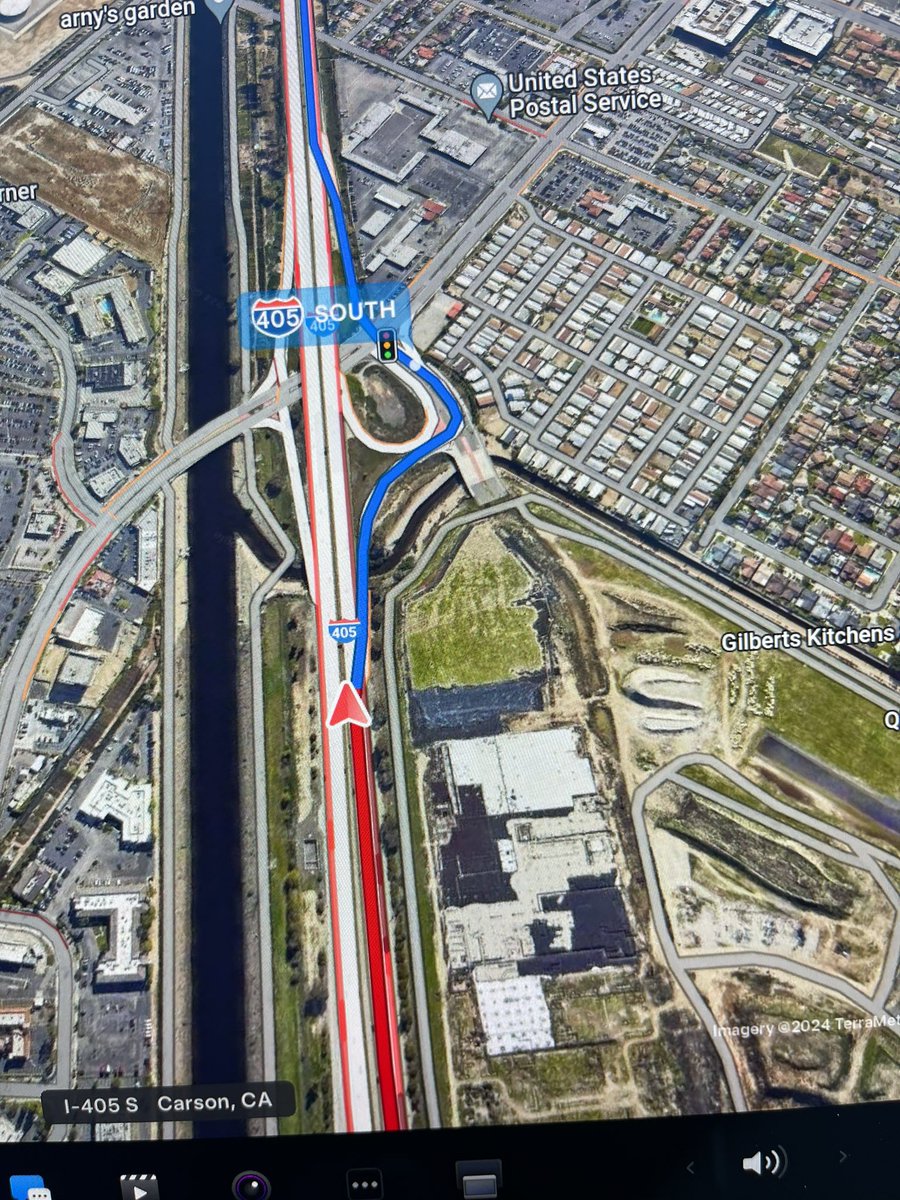 ILuvAmp's tweet photo. @elonmusk @tesla why does the route planner want to have me exit the HOV lane to get off and back onto the 405 fwy in Carson, CA?
@FSDSoCal #FSD @BLKMDL3 @MissJilianne @FthePump1 #fsdfail @DennisCW_ https://t.co/AVS7UVYknh