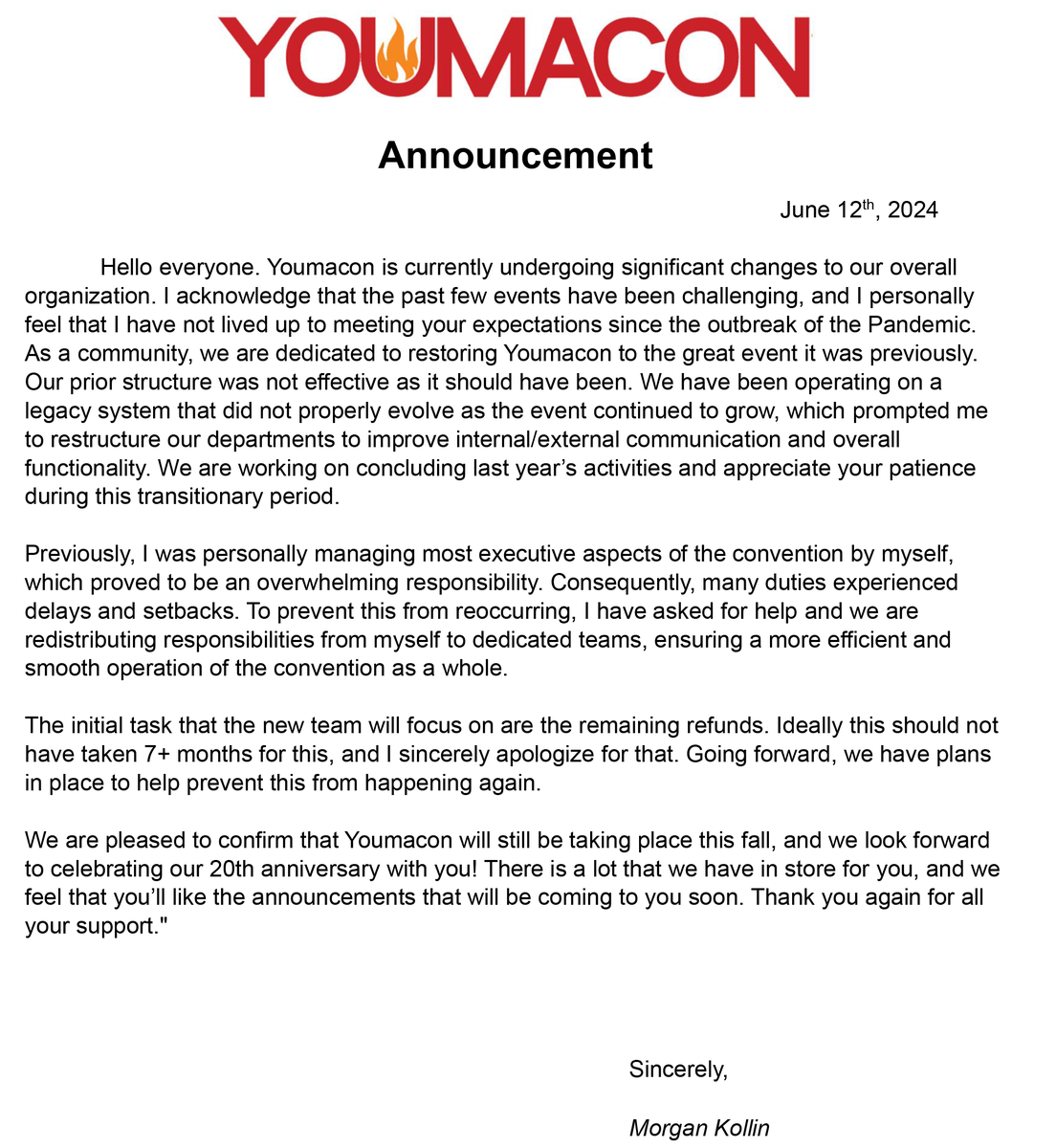 Youmacon's tweet image. 
