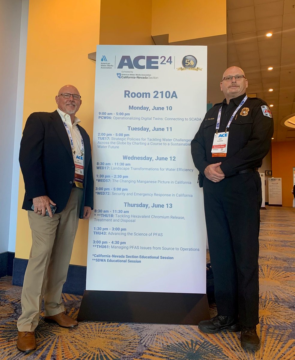 RivCoReady's tweet photo. Emergency Management Program Supervisor Eric Cadden presented to numerous attendees from across the nation on fuel planning during a catastrophic event at the American Water Works Association Conference.  For tips on preparedness, visit: https://t.co/wYeaRIyfWh https://t.co/fCpw0ORla6