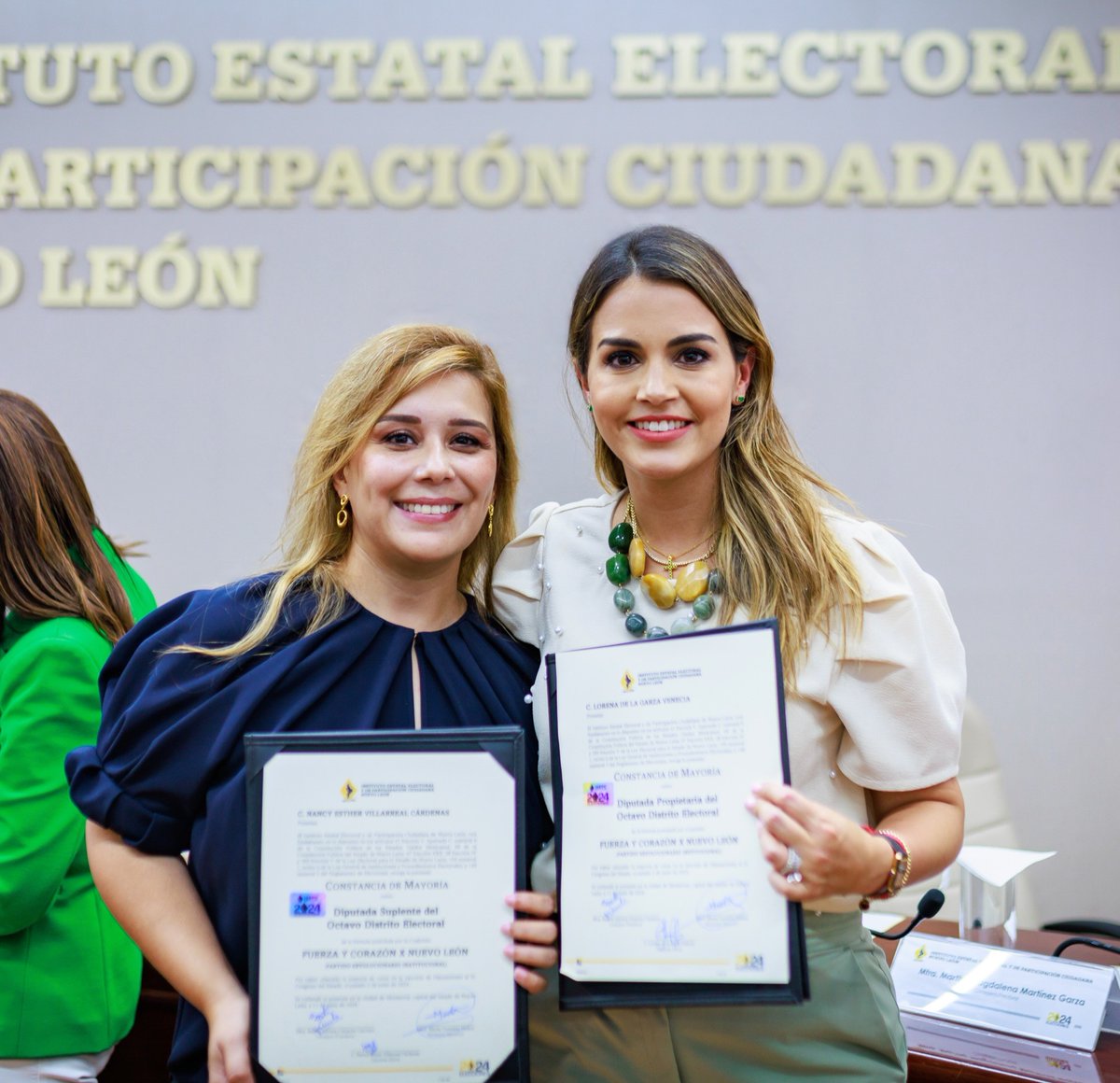 ¡OFICIALMENTE DIPUTADA ELECTA DEL DISTRITO 8!

Agradezco a las más de 67 mil personas que confiaron en nuestro proyecto. Les aseguro que los representaré con responsabilidad y pondré todo mi empeño desde el primer día para recuperar nuestro orgullo por Monterrey.

¡Gracias! 🫶🏻