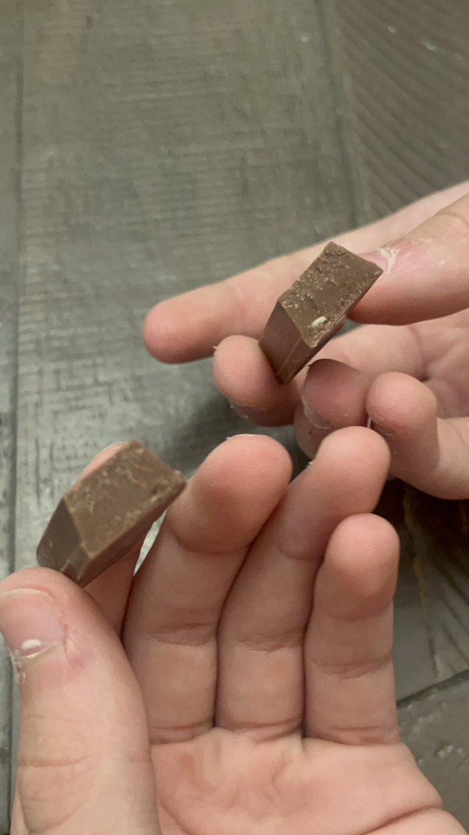 kpaizzi's tweet photo. @KITKAT what happened here?? 😂 You forgot the wafer! https://t.co/GBhwlBa6ea